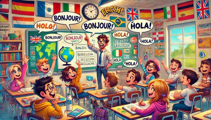 کلاس یادگیری زبان