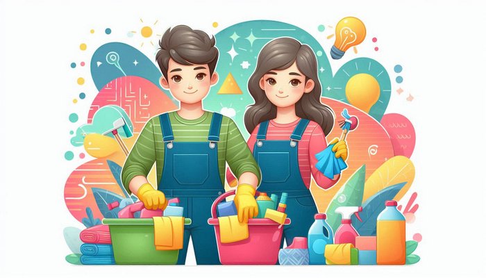 تمیز کردن خانه