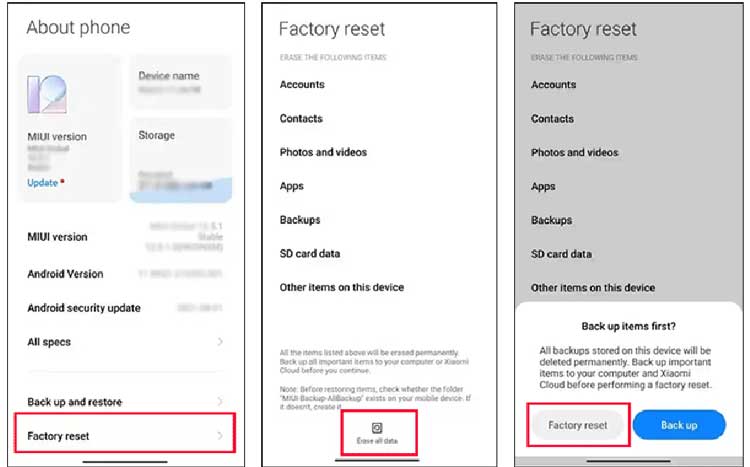 ریست فکتوری
