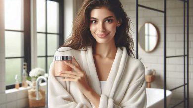 طرز استفاده از اسکراب بدن در حمام برای خانم ها