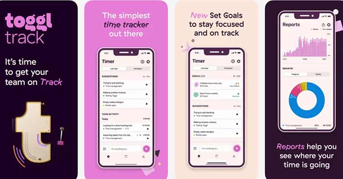 Toggl Track تاگل ترک 
