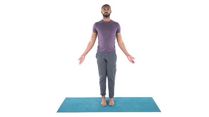 حالت کوه (Tadasana - Mountain Pose)