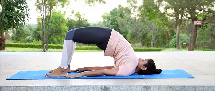حالت پل (Setu Bandhasana - Bridge Pose)